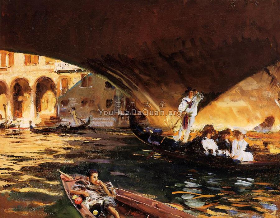 The Rialto,Grand Canal - 约翰·辛格·萨金特